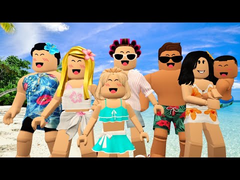 Viaje familiar a la playa | Vacaciones familiares | Mamá vs Roblox