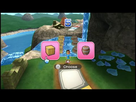 Wii Party Board Game Island - Nicky vs Anna vs Nick vs Luca