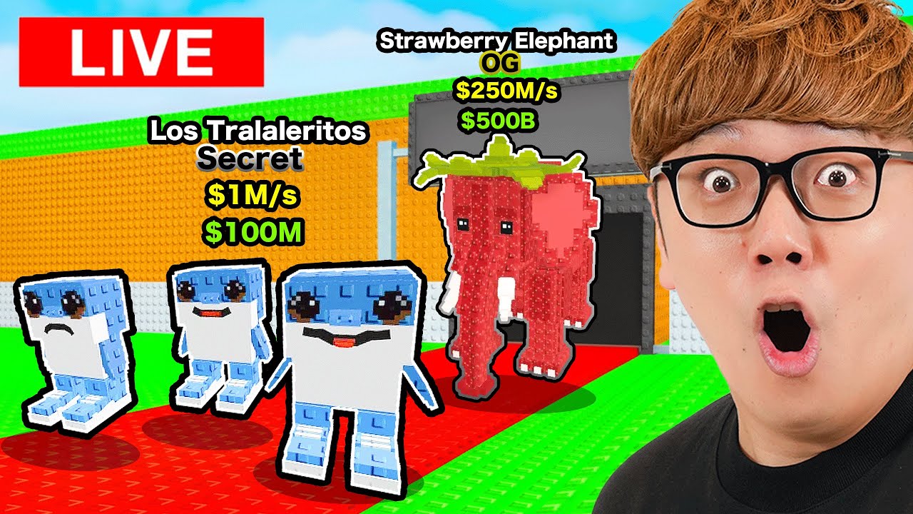 ロブロ初のイベント生配信 - ブレインロットを盗むロブロックス【ヒカキンのROBLOX】