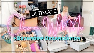 Extreme Clean With Me | Bathroom Organization | Ultimate Cleaning Motivation | The Craf-T Home
