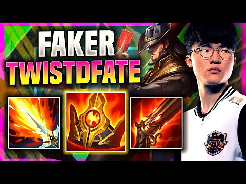 FAKER IS READY FOR TWISTED FATE! - T1 Faker Plays Twisted Fate Mid vs Zoe! | KR SoloQ Patch 11.4
