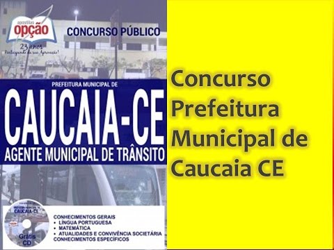 Apostila Concurso Prefeitura Municipal de Caucaia-CE-AGENTE MUNICIPAL DE TRÂNSITO