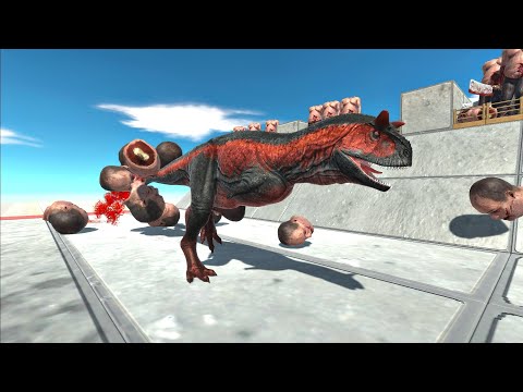 Run away from the Headless Hulk attack - Animal Revolt Battle Simulator