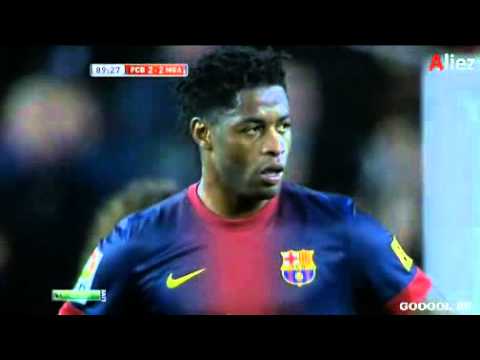 Goal Camacho (2-2) Barcelona - Malaga