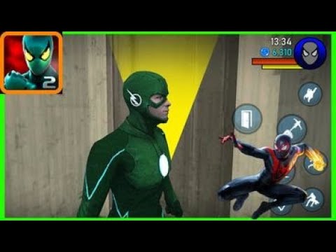 Unlock New Skin Flash Man Power Spider Superhero 2 Parody Game Android Gameplay