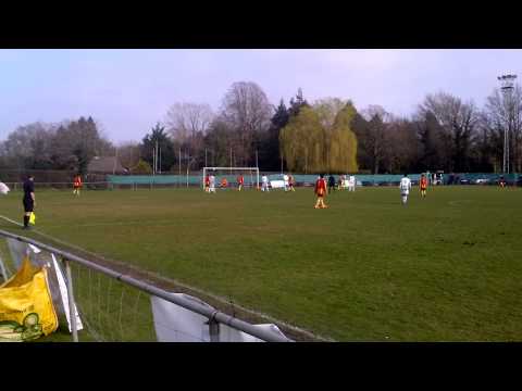 Lingfield v Corinthian FC 06 April Lingfield goal.
