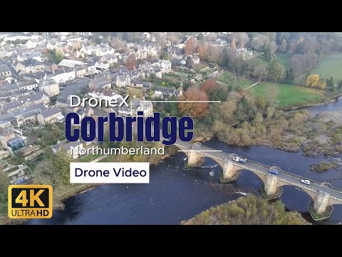 Corbridge from Above! 🏛️ Stunning 4K Drone Tour of This Historic Northumberland Town