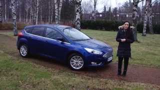 Kaaran Mia Pelttarin koeajossa uudistunut Ford Focus 2015