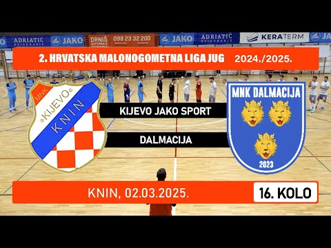 2. HMNL Jug: KIJEVO JAKO SPORT - DALMACIJA  6:2, 02.03.2025.