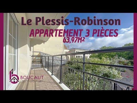 Achat Appartement T3 proche Marché,  Le Plessis-Robinson -  63,97m² avec Balcon