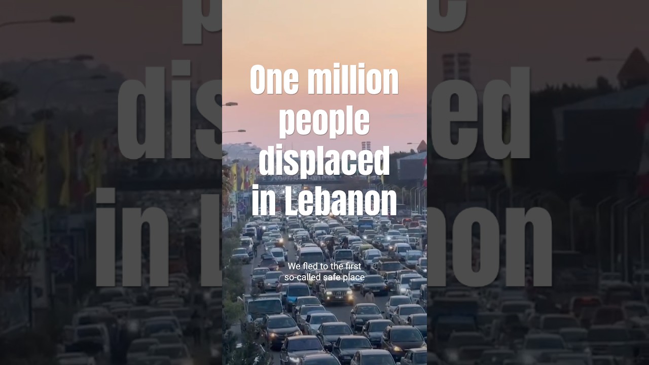 One million people displaced in Lebanon