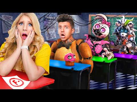 TRAPPED in FNAF School In Real Life!