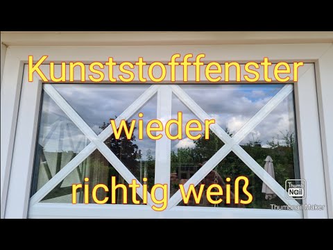 Kunststofffenster reinigen, Reiniger