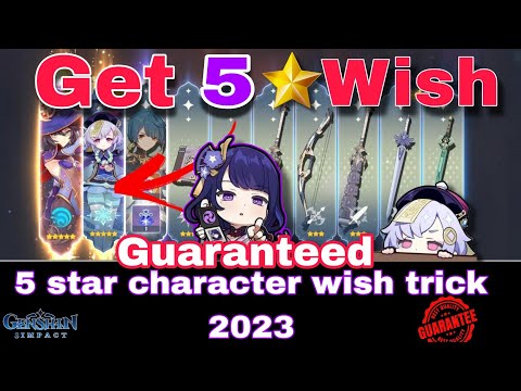 🌟 Genshin Impact: Guaranteed 5-Star Characters in 2023! Tips and Tricks! ✨🎯
