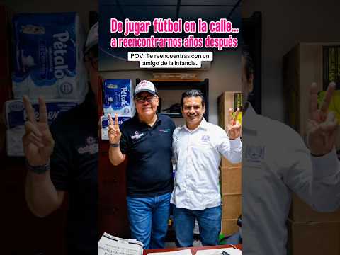 Me reencontré con Robert, amigo de la infancia y vecino de la colonia Santa Ana.