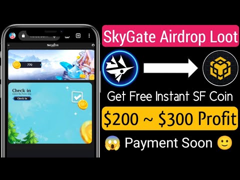 SkyGate Free Airdrop || Binance Lab Support $300 - $500 Confirm Profit #earningtrisks2 #skygate
