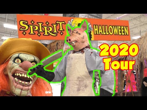 Spirit Halloween 2020 Store Tour in an Abandoned Michaels