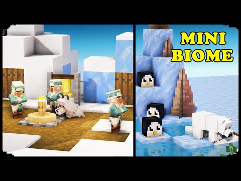 One Team - Minecraft: MINI SNOW BIOME | Minecraft Mini Build Hacks