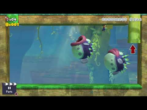 [SMM2ABC] 62. Threat Level: Porcupuffer (0xA)