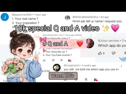 10k special Q and A video ✨💗🫠 #aestheticedits #trendingvideo #special #popular #subscribe #pfypシ