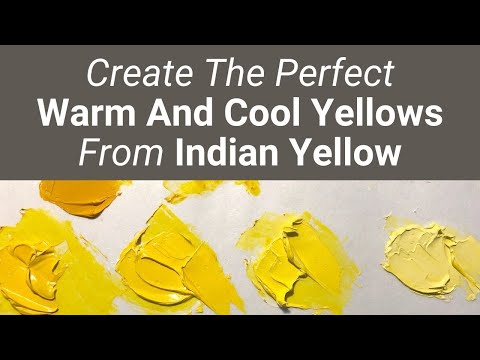 Your Color Mixing Guide: The Perfect Warm And Cool Yellows From Indian Yellow