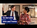 On the Set of Big Shot Season 2 with John Stamos and Yvette Nicole Brown | Disney+