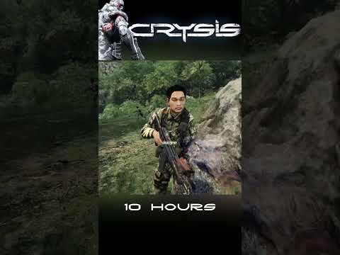 10 Hours vs 1000 Hours | The CRYSIS Experience #gaming #fps #crysis