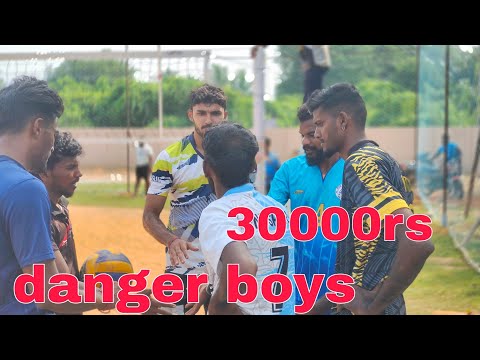 new match 💥 | 30000rs | danger boys vs Nk friends 🔥 #volley #volleyball