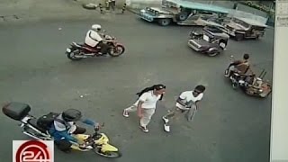 24 Oras: Kuha ng CCTV sa dalawang suspek sa brutal