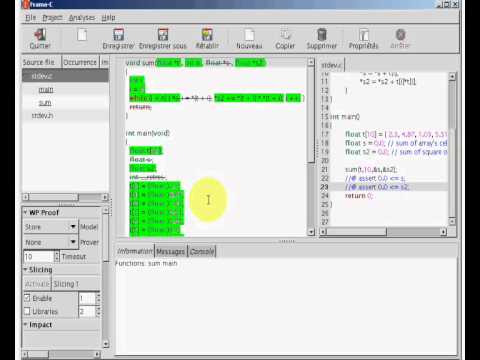 Frama-C industrial usage by Dassault Aviation