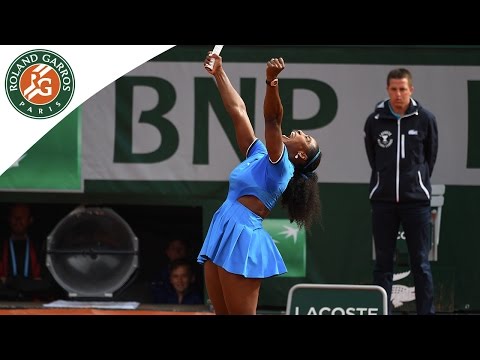 Serena Williams v Kristina Mladenovic Highlights - Women's Round 3 2016 - Roland Garros