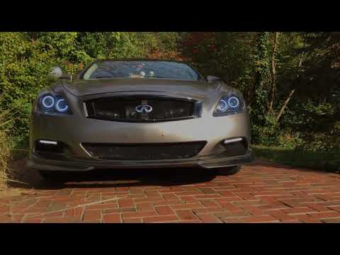 Infiniti G37S Coupe Quad Oracle LED SMD Angel Eyes and Quad Bi-LED Projectors