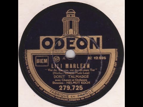 Dorit Talmadge  " Lili Marleen "   1941