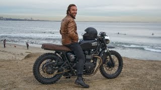 CUSTOMIZING MY TRIUMPH BONNEVILLE MOTORCYCLE | BRITISH CUSTOMS MOTO CONVERSION - YouTube