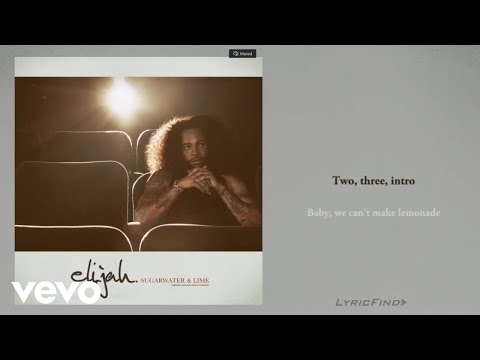 Elijah Blake - Sugarwater & Lime (Official Lyric Video)