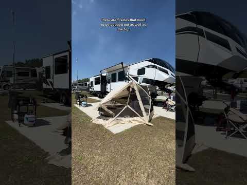 🌞 Link is in the bio under RV must haves 🌞 We absolutely love this Clam Quick-Set Escape Shelter!