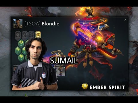SUMAIL - EMBER SPIRIT - MIDLANE | WITH ARTEEZY TERRORBLADE | DOTA2 GAMEPLAY