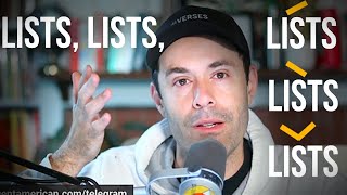 How To Say Lists In American English