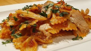 PASTA CON SALMON AHUMADO SIN NATA / ✅ Espaguetis con Salmón/ pasta con Salmón en 10 minutos