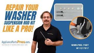 How to Replace Whirlpool/KitchenAid/Maytag Washer Suspension Rod Kit W11217817