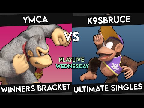 BNB Playlive Wednesday 1 - YMCA (Donkey Kong, Roy) VS K9sbruce (Diddy Kong) Winners Round 3