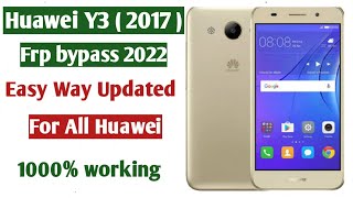 GOOGLE ACCOUNT LOCK FRP BYPASS  HUAWEI Y3 2017 { CRO-U00 } WITHOUT PC 100 % working