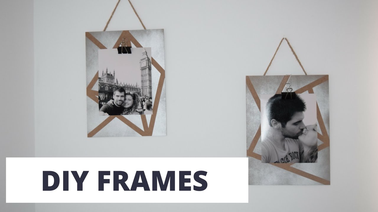 DIY photo frames for your boyfriend (gift ideas)