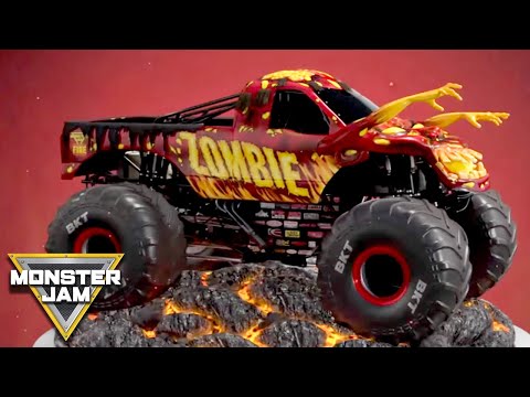 Fire Zombie Monster Jam Truck 360 Turntable Views | Monster Jam