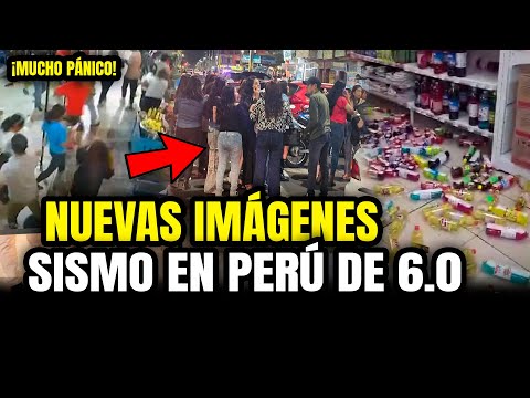 EARTHQUAKE IN PERU 6.0: NEW IMAGES OF THE EARTHQUAKE IN CHIMBOTE - TRUJILLO - LIMA