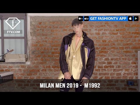 M1992 Ocean Polution Awareness Milan Men Fashion Week Spring/Summer 2019 | FashionTV | FTV