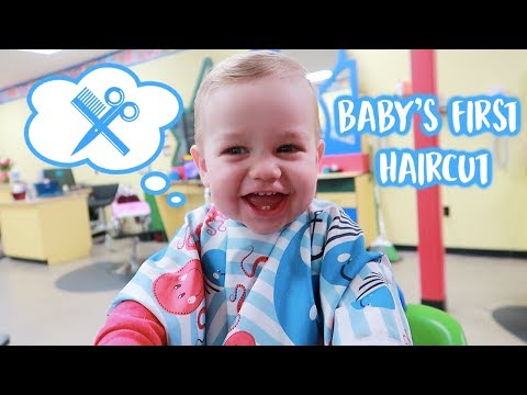 BABY'S FIRST HAIRCUT | 1 YEAR OLD | COOKIE CUTTERS...