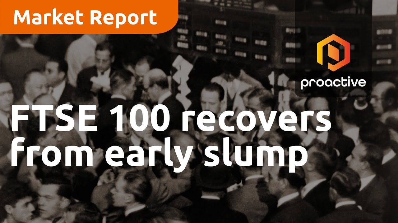 FTSE 100 recovers from early slump - Market Report