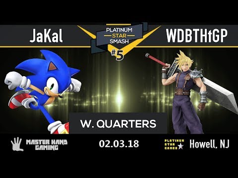 Platinum Star Smash 5 - JaKal (Sonic) vs WDBTHtGP (Cloud) - Winner's Quarters