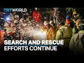 Search and rescue efforts continue to find earthquake survivors